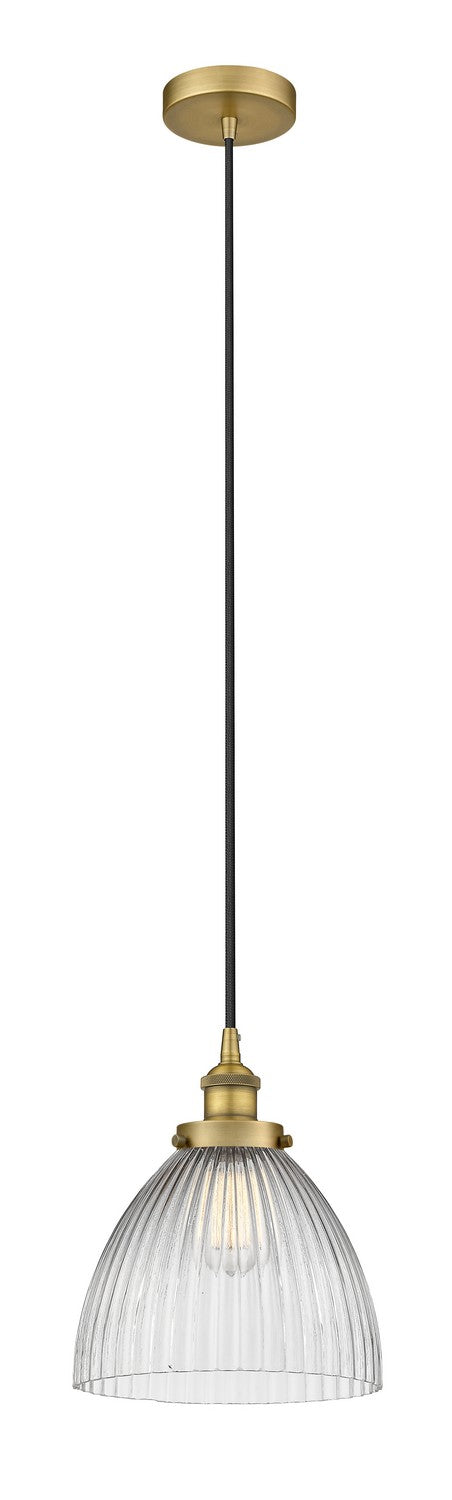 Innovations 616-1PH-BB-G222 One Light Mini Pendant, Brushed Brass