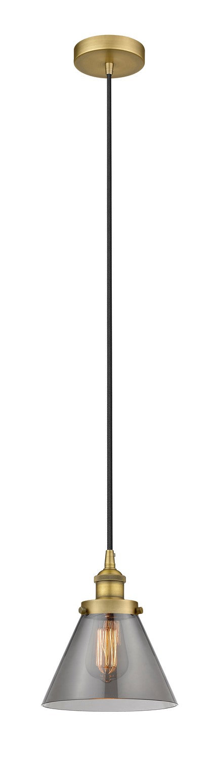 Innovations 616-1PH-BB-G43 One Light Mini Pendant, Brushed Brass