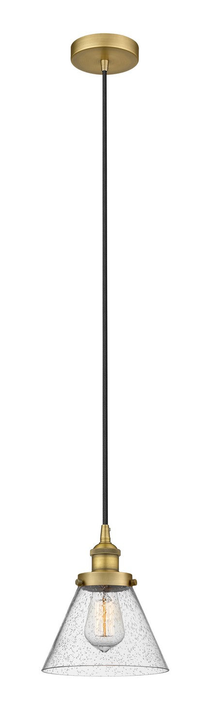 Innovations 616-1PH-BB-G44 One Light Mini Pendant, Brushed Brass