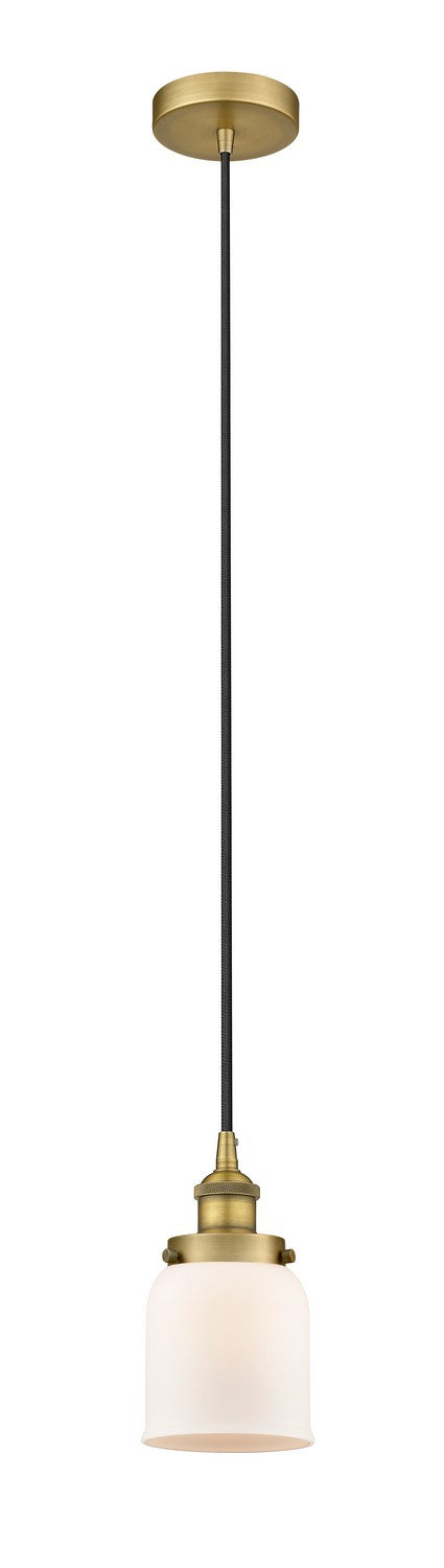 Innovations 616-1PH-BB-G51 One Light Mini Pendant, Brushed Brass