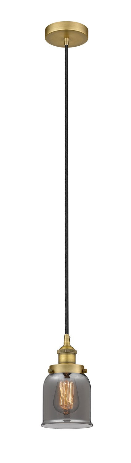 Innovations 616-1PH-BB-G53 One Light Mini Pendant, Brushed Brass