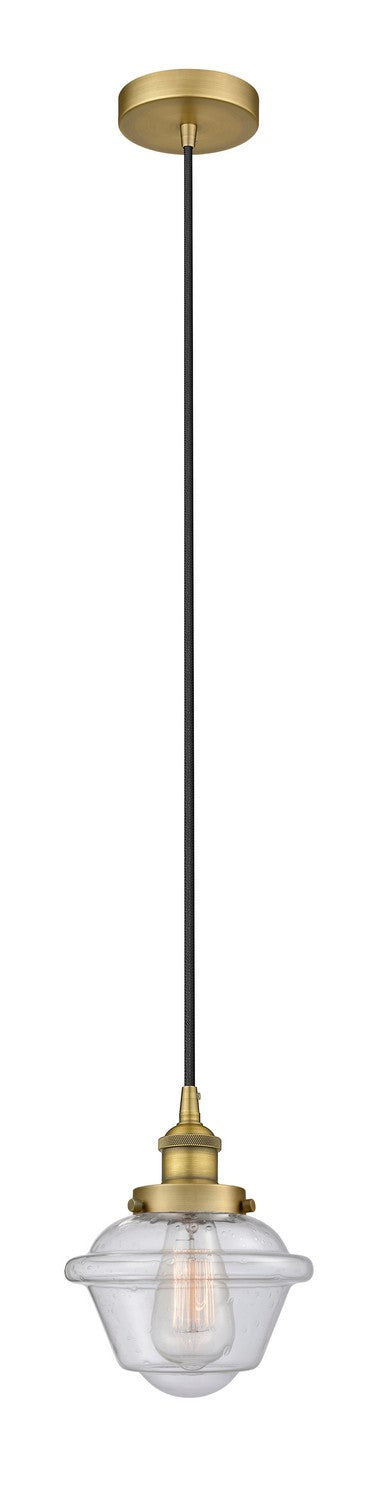 Innovations 616-1PH-BB-G534 One Light Mini Pendant, Brushed Brass