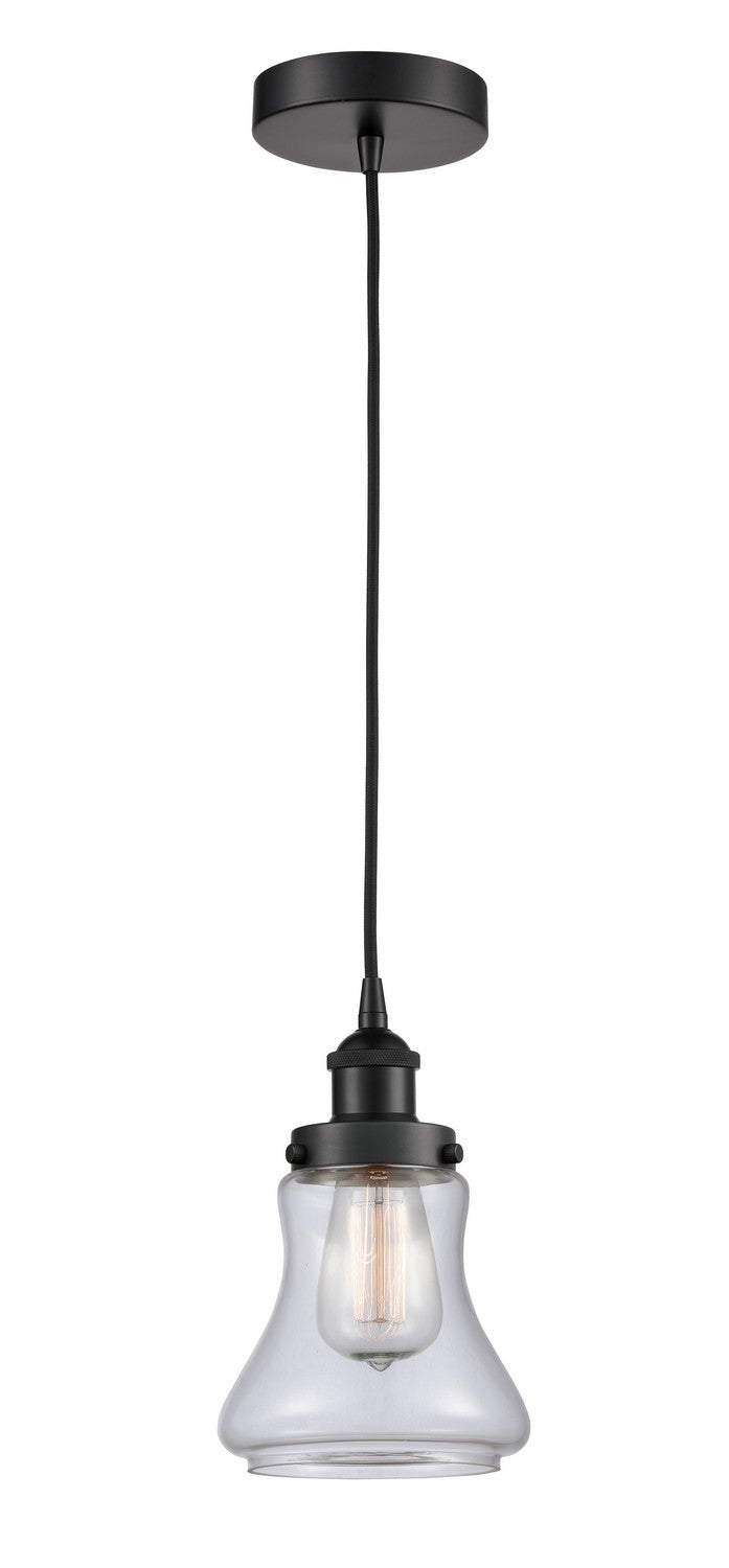 Innovations 616-1PH-BK-G192 One Light Mini Pendant, Matte Black