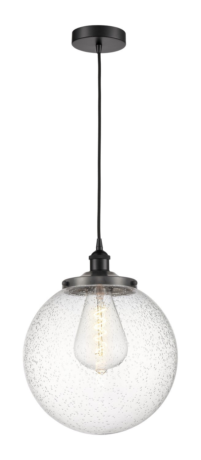 Innovations 616-1PH-BK-G204-14 One Light Pendant, Matte Black