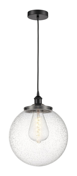 Innovations 616-1PH-BK-G204-14 One Light Pendant, Matte Black