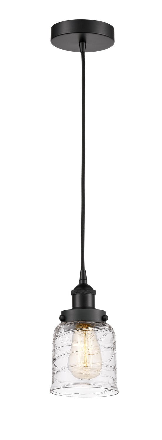 Innovations 616-1PH-BK-G513 One Light Mini Pendant, Matte Black