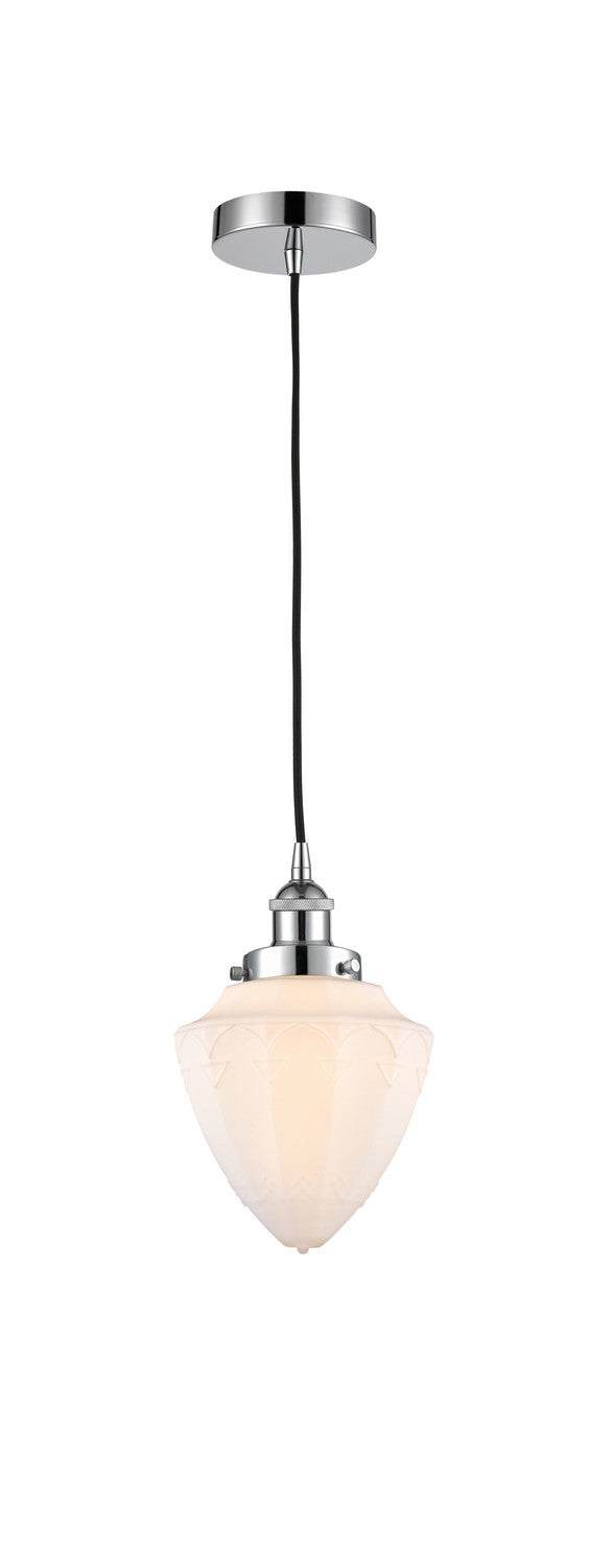 Innovations 616-1PH-PC-G661-7 One Light Mini Pendant, Polished Chrome