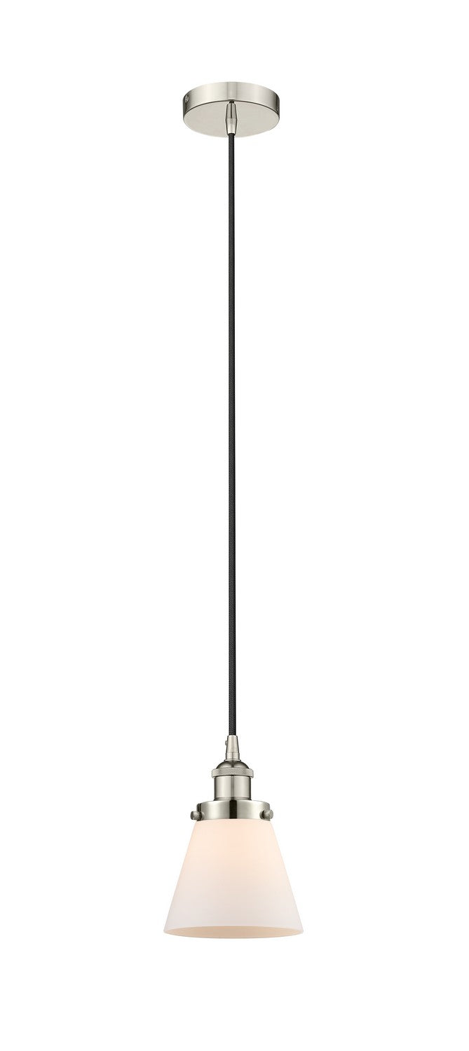 Innovations 616-1PH-PN-G61 One Light Mini Pendant, Polished Nickel