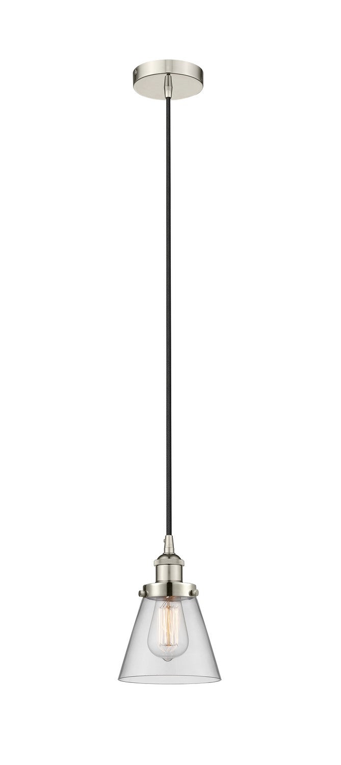 Innovations 616-1PH-PN-G62 One Light Mini Pendant, Polished Nickel
