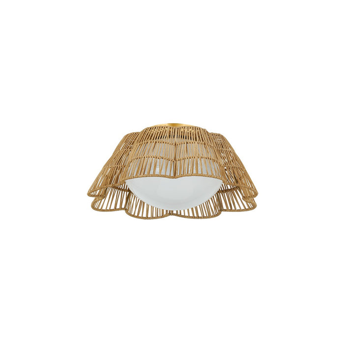 Mitzi H856501-AGB One Light Flush Mount, Aged Brass