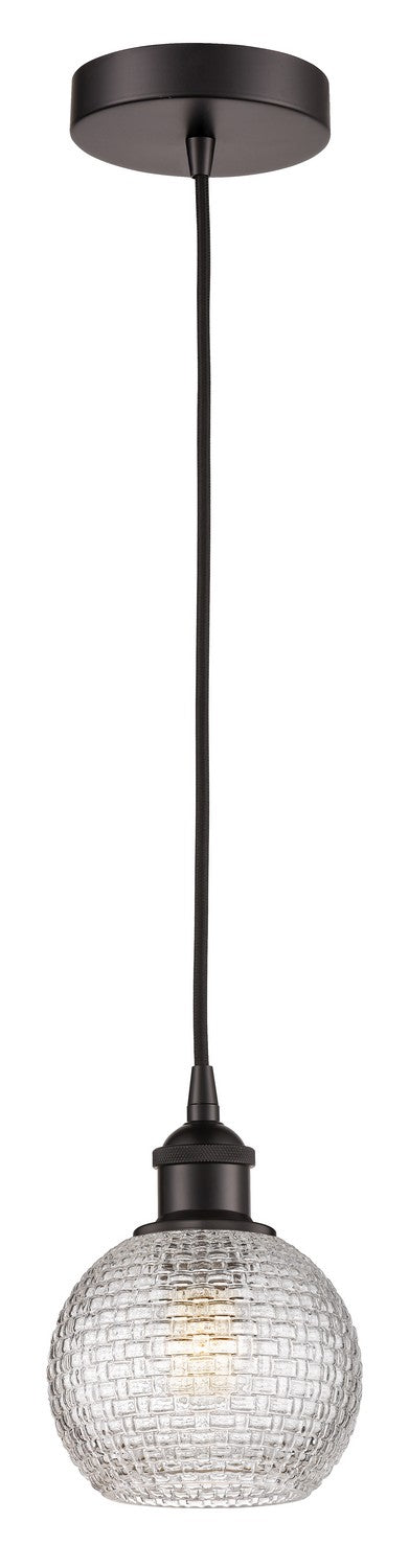 Innovations 616-1P-OB-G122C-6CL One Light Mini Pendant, Oil Rubbed Bronze