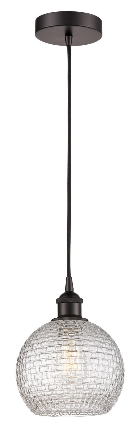 Innovations 616-1P-OB-G122C-8CL One Light Mini Pendant, Oil Rubbed Bronze