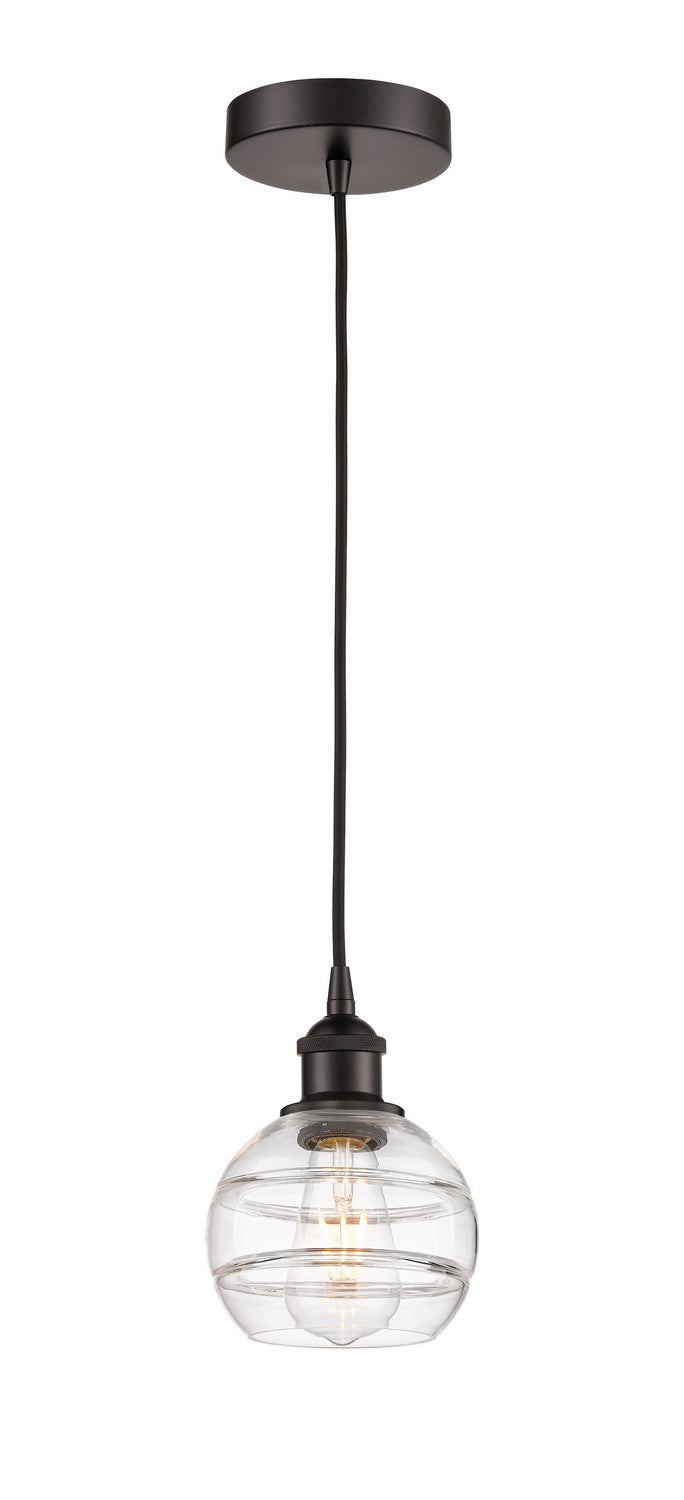Innovations 616-1P-OB-G556-6CL One Light Mini Pendant, Oil Rubbed Bronze