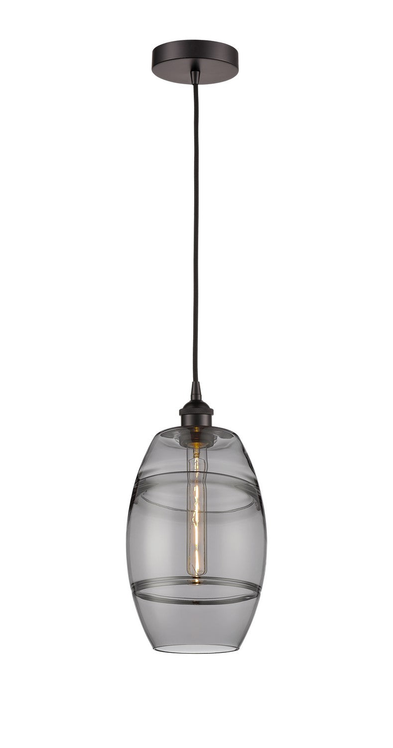 Innovations 616-1P-OB-G557-8SM One Light Mini Pendant, Oil Rubbed Bronze