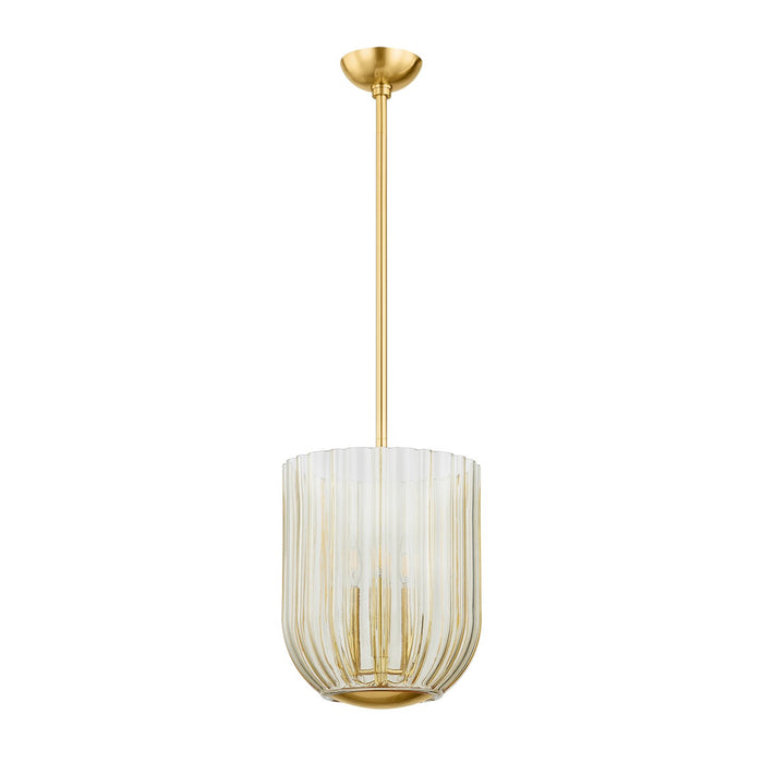 Mitzi H892703-AGB Three Light Lantern, Aged Brass