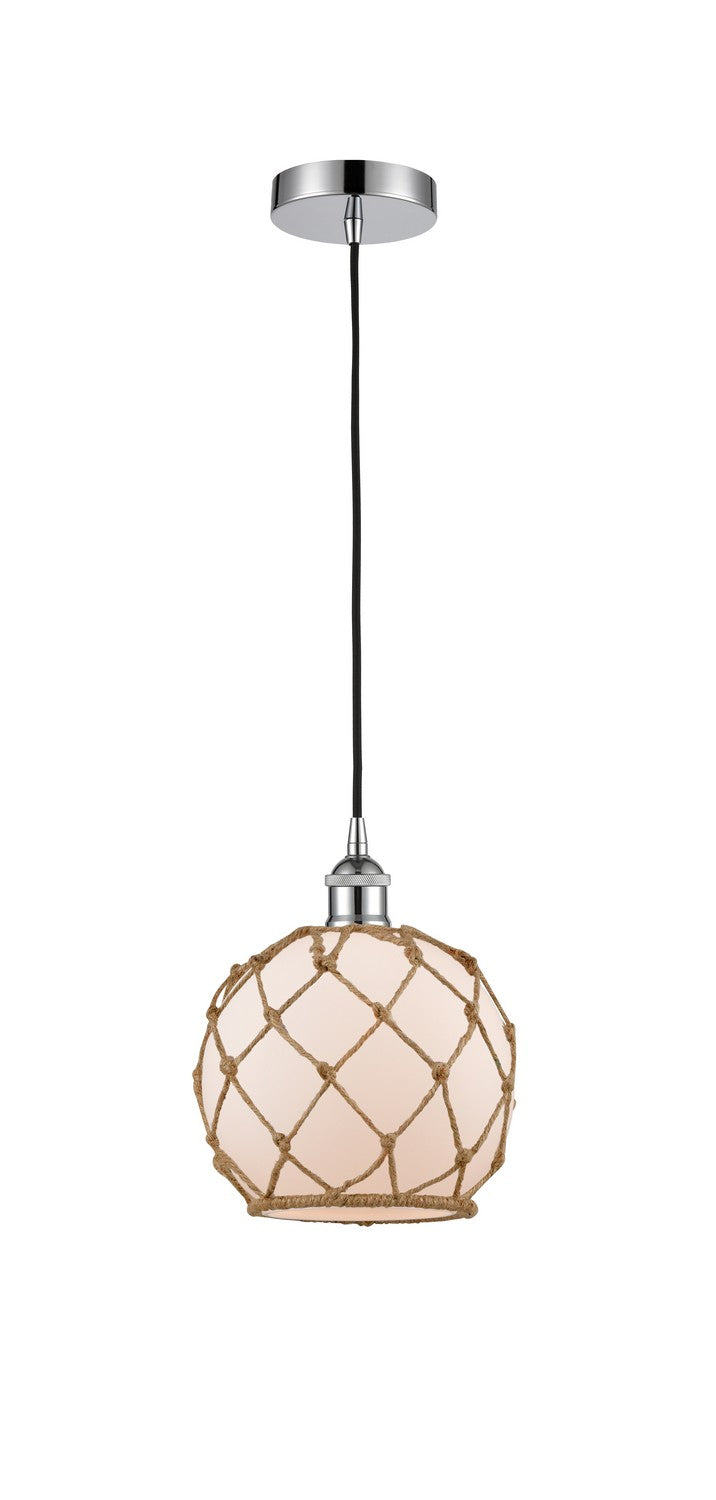 Innovations 616-1P-PC-G121-8RB One Light Mini Pendant, Polished Chrome