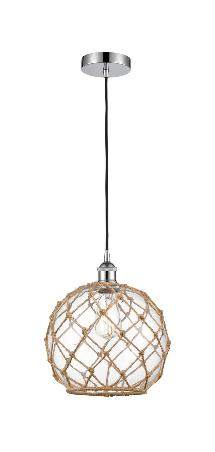 Innovations 616-1P-PC-G122-10RB One Light Mini Pendant, Polished Chrome