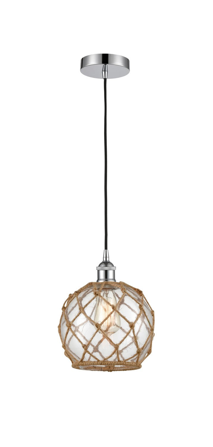 Innovations 616-1P-PC-G122-8RB One Light Mini Pendant, Polished Chrome