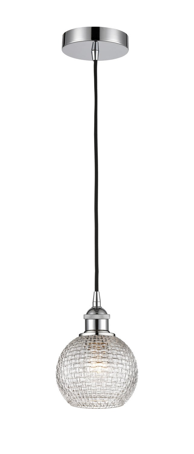Innovations 616-1P-PC-G122C-6CL One Light Mini Pendant, Polished Chrome