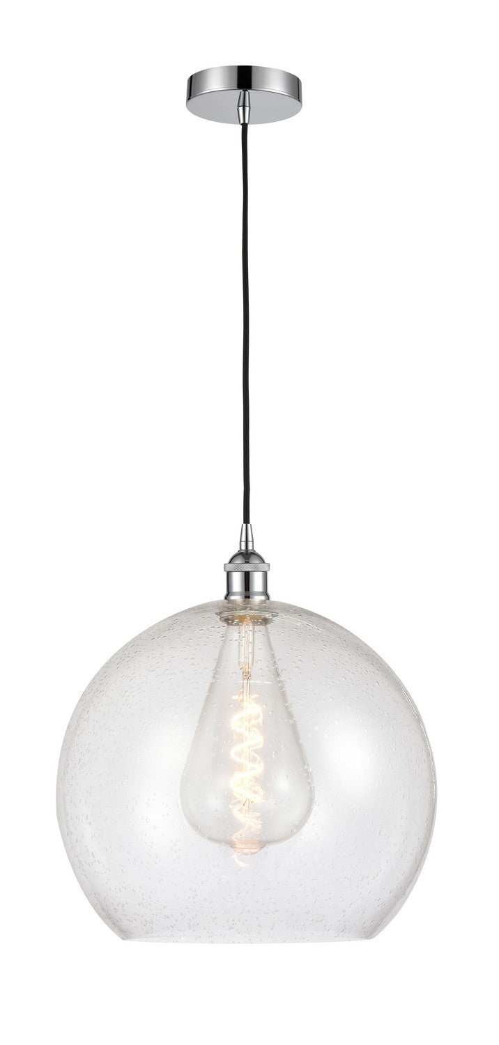 Innovations 616-1P-PC-G124-14 One Light Pendant, Polished Chrome