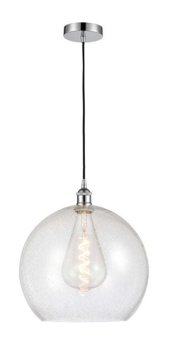 Innovations 616-1P-PC-G124-14 One Light Pendant, Polished Chrome
