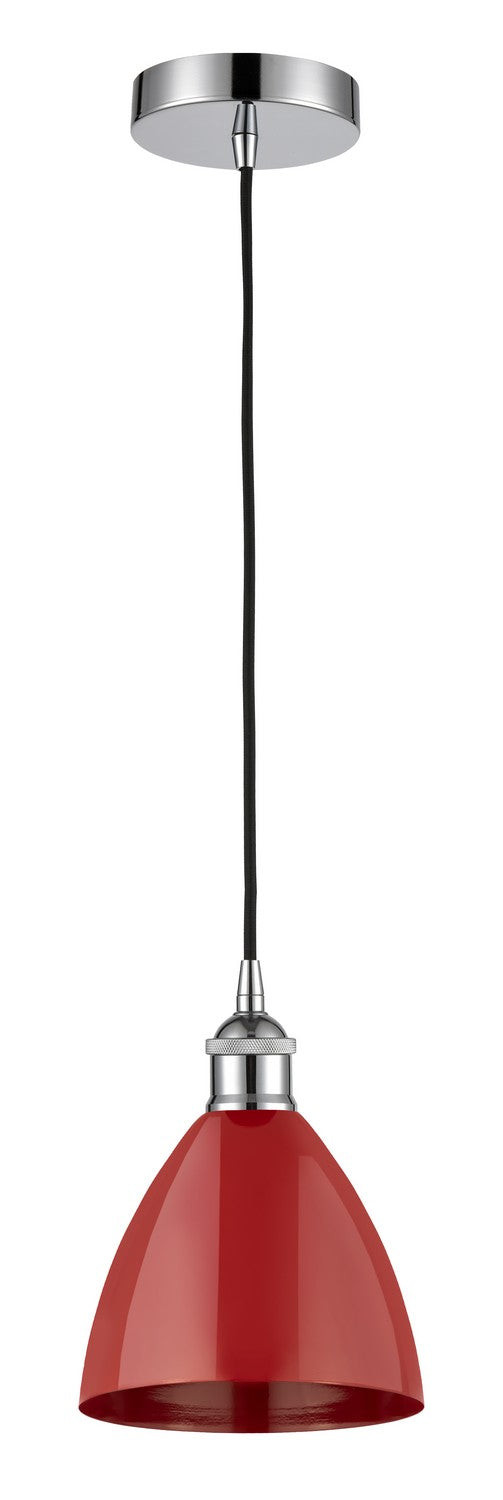 Innovations 616-1P-PC-MBD-75-RD One Light Mini Pendant, Polished Chrome