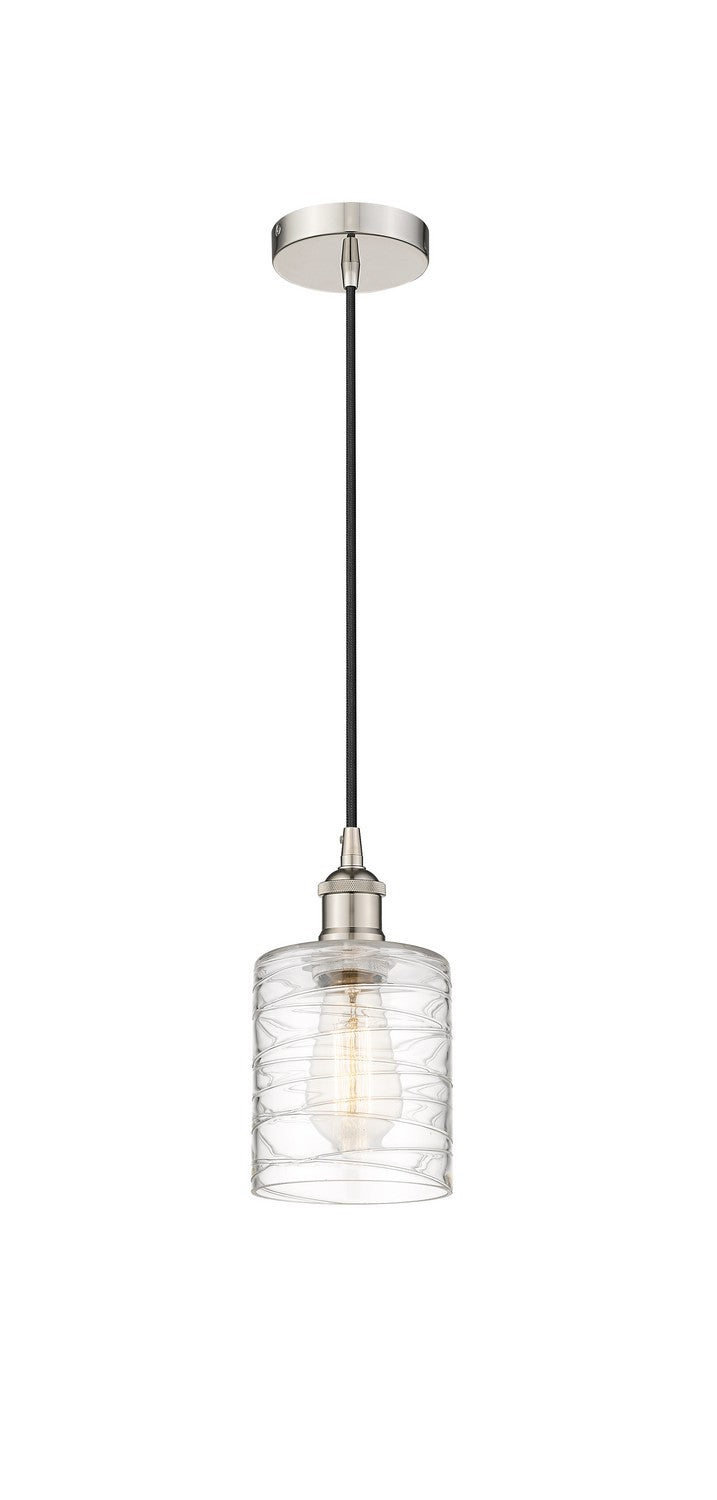 Innovations 616-1P-PN-G1113 One Light Mini Pendant, Polished Nickel