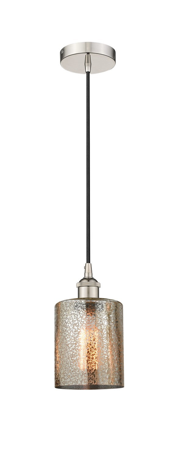 Innovations 616-1P-PN-G116 One Light Mini Pendant, Polished Nickel