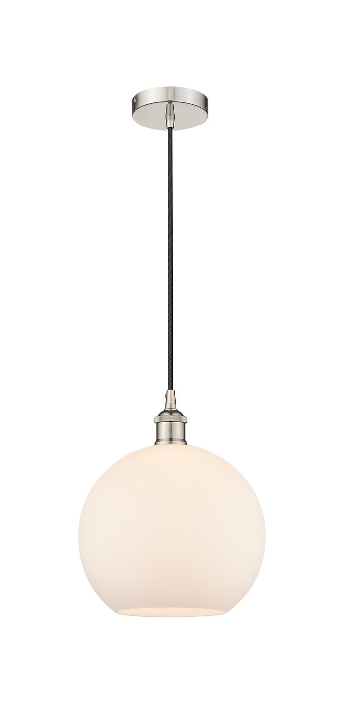 Innovations 616-1P-PN-G121-10 One Light Mini Pendant, Polished Nickel