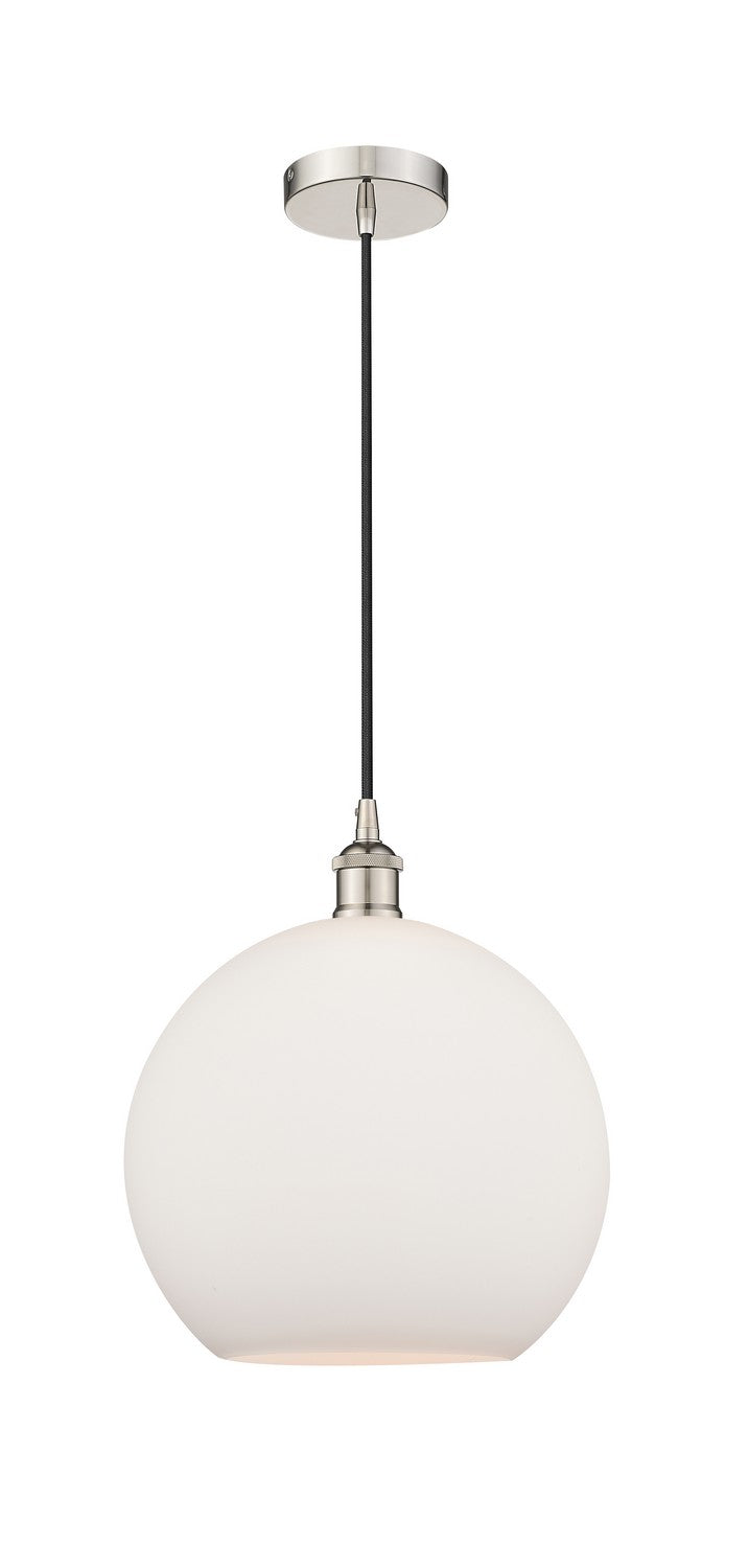 Innovations 616-1P-PN-G121-12 One Light Mini Pendant, Polished Nickel