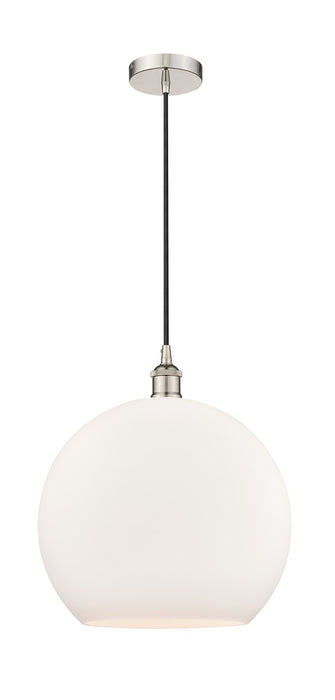 Innovations 616-1P-PN-G121-14 One Light Pendant, Polished Nickel