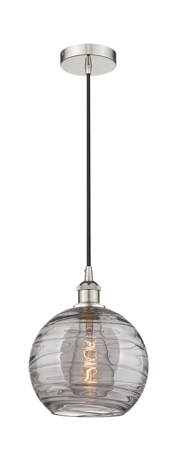 Innovations 616-1P-PN-G1213-10SM One Light Mini Pendant, Polished Nickel