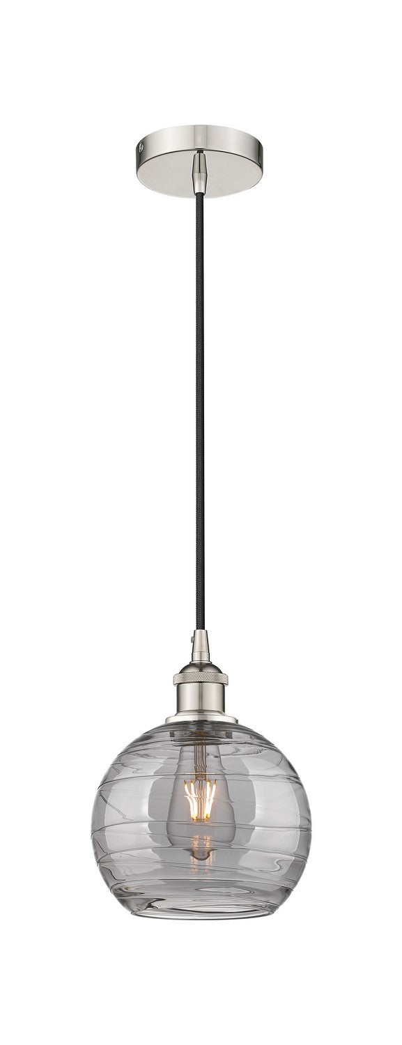 Innovations 616-1P-PN-G1213-8SM One Light Mini Pendant, Polished Nickel