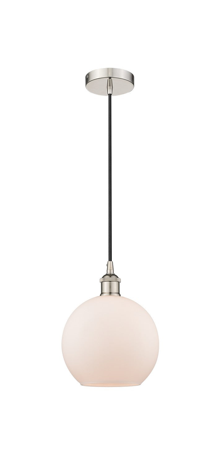 Innovations 616-1P-PN-G121-8 One Light Mini Pendant, Polished Nickel