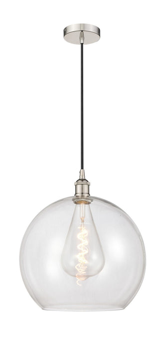 Innovations 616-1P-PN-G122-14 One Light Pendant, Polished Nickel