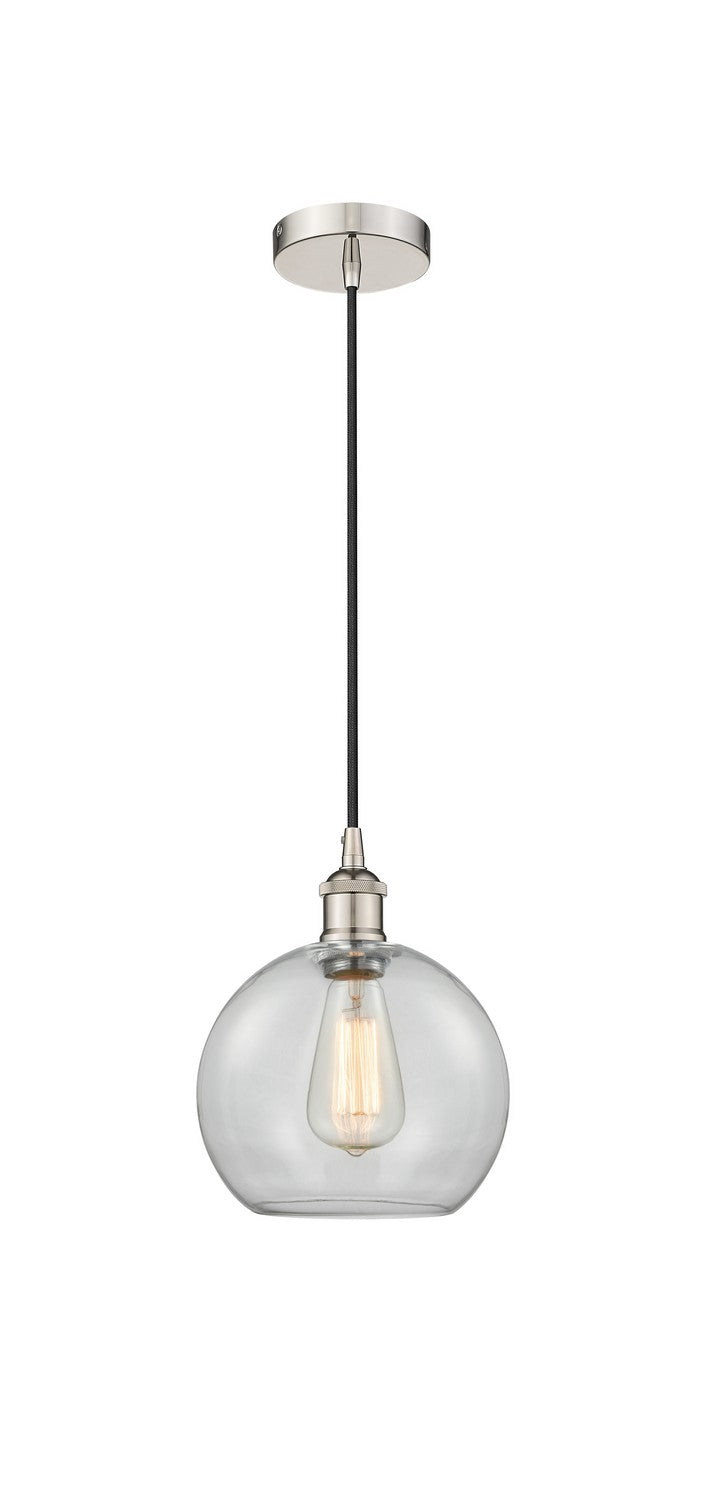 Innovations 616-1P-PN-G122-8 One Light Mini Pendant, Polished Nickel