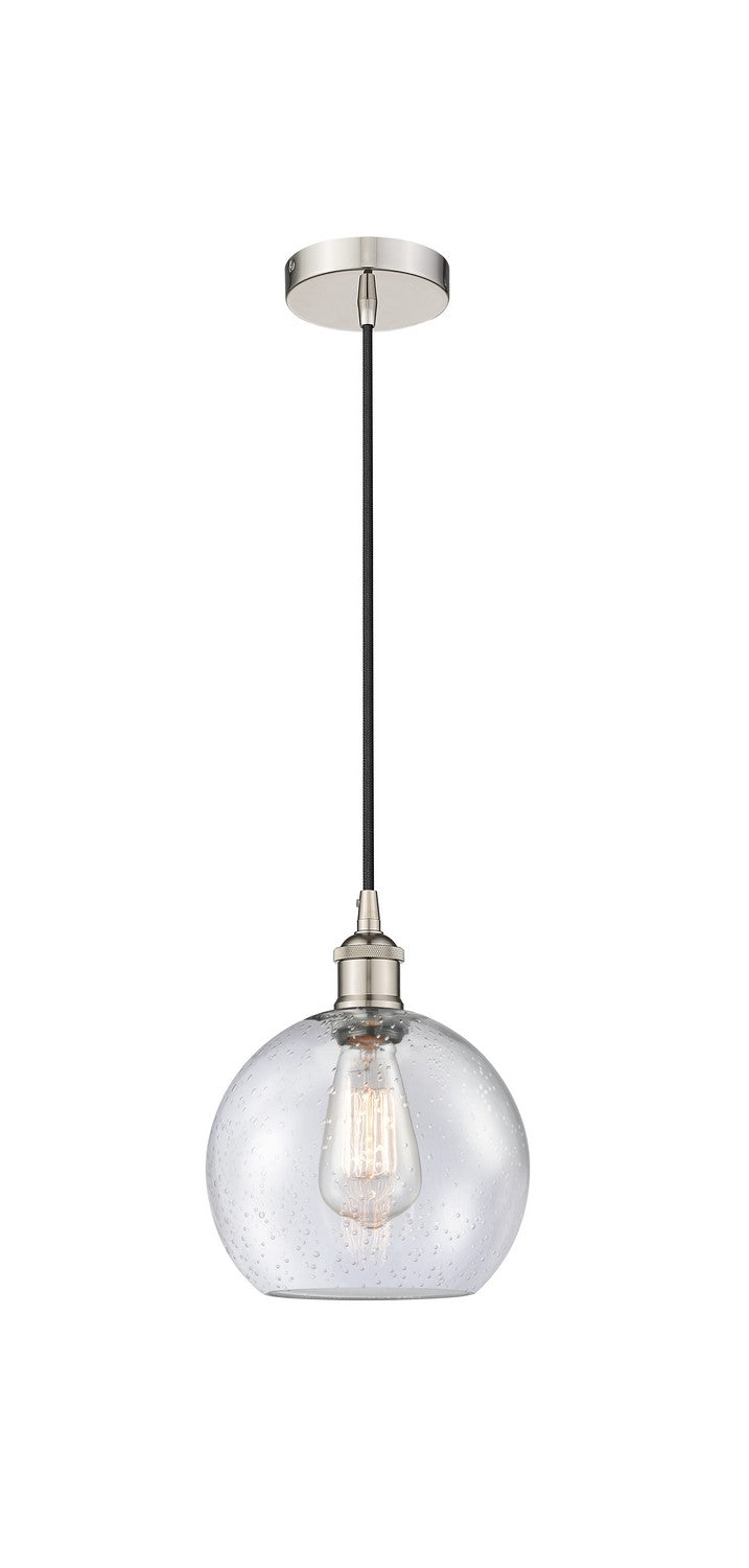 Innovations 616-1P-PN-G124-8 One Light Mini Pendant, Polished Nickel