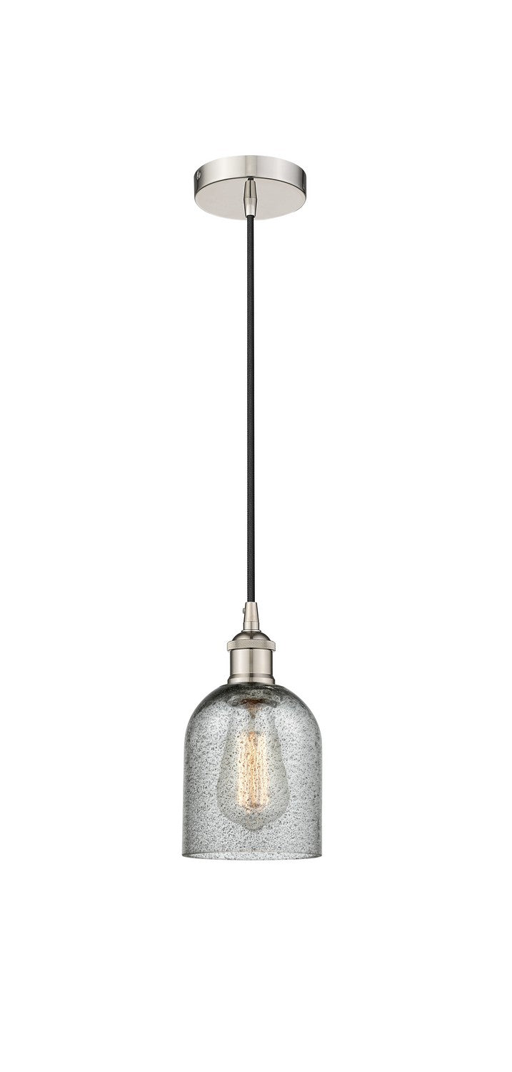 Innovations 616-1P-PN-G257 One Light Mini Pendant, Polished Nickel