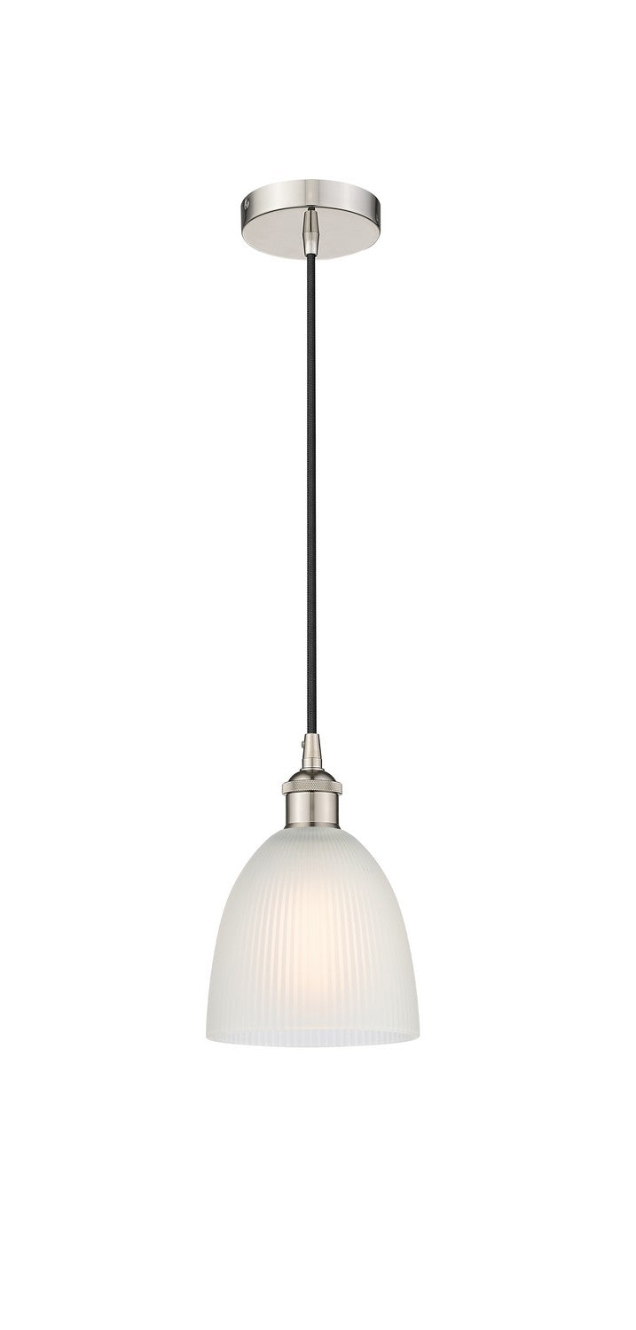 Innovations 616-1P-PN-G381 One Light Mini Pendant, Polished Nickel