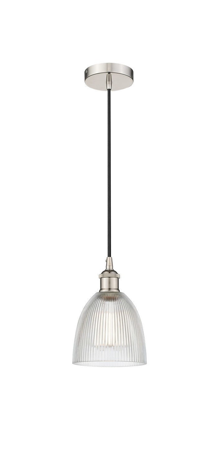 Innovations 616-1P-PN-G382 One Light Mini Pendant, Polished Nickel