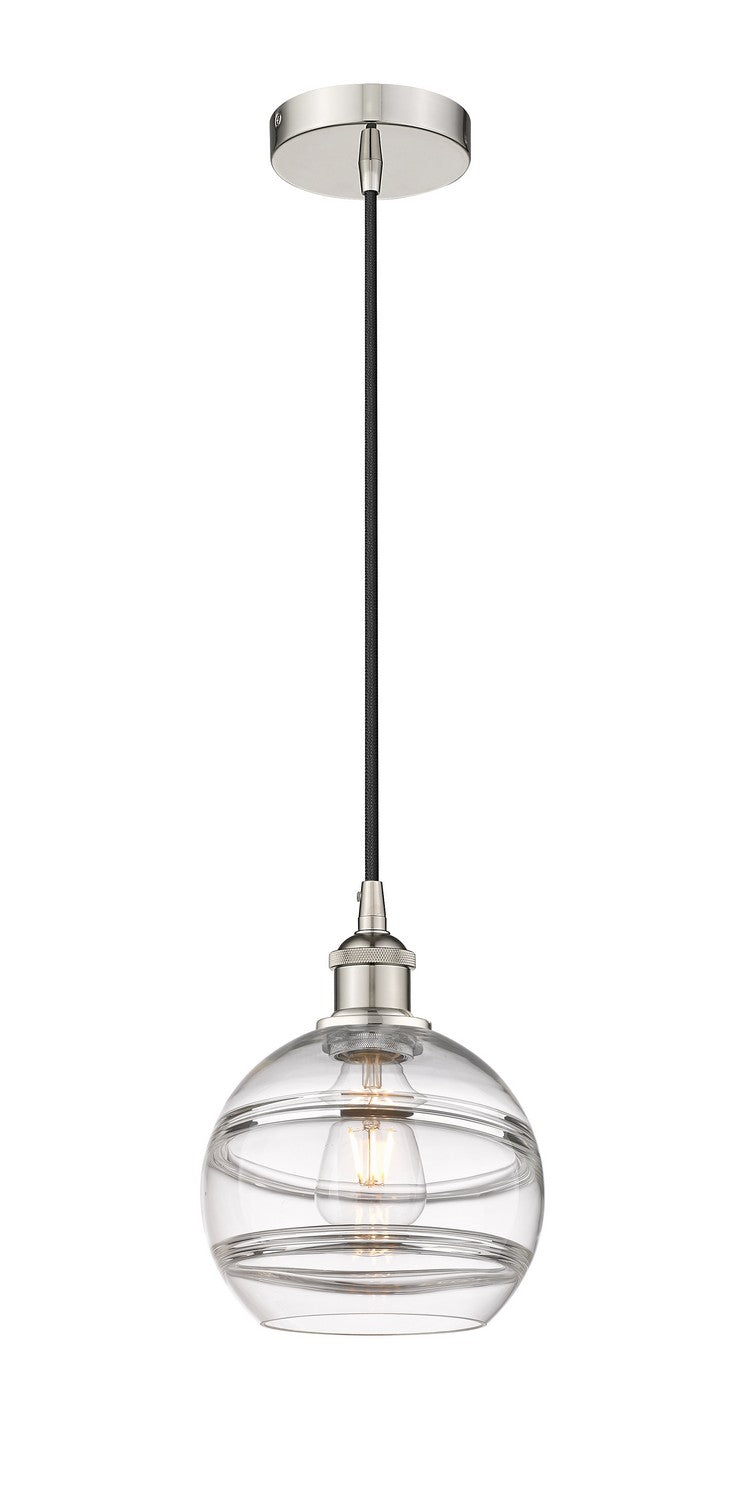Innovations 616-1P-PN-G556-8CL One Light Mini Pendant, Polished Nickel