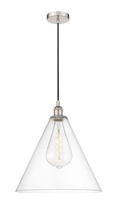 Innovations 616-1P-PN-GBC-162 One Light Pendant, Polished Nickel