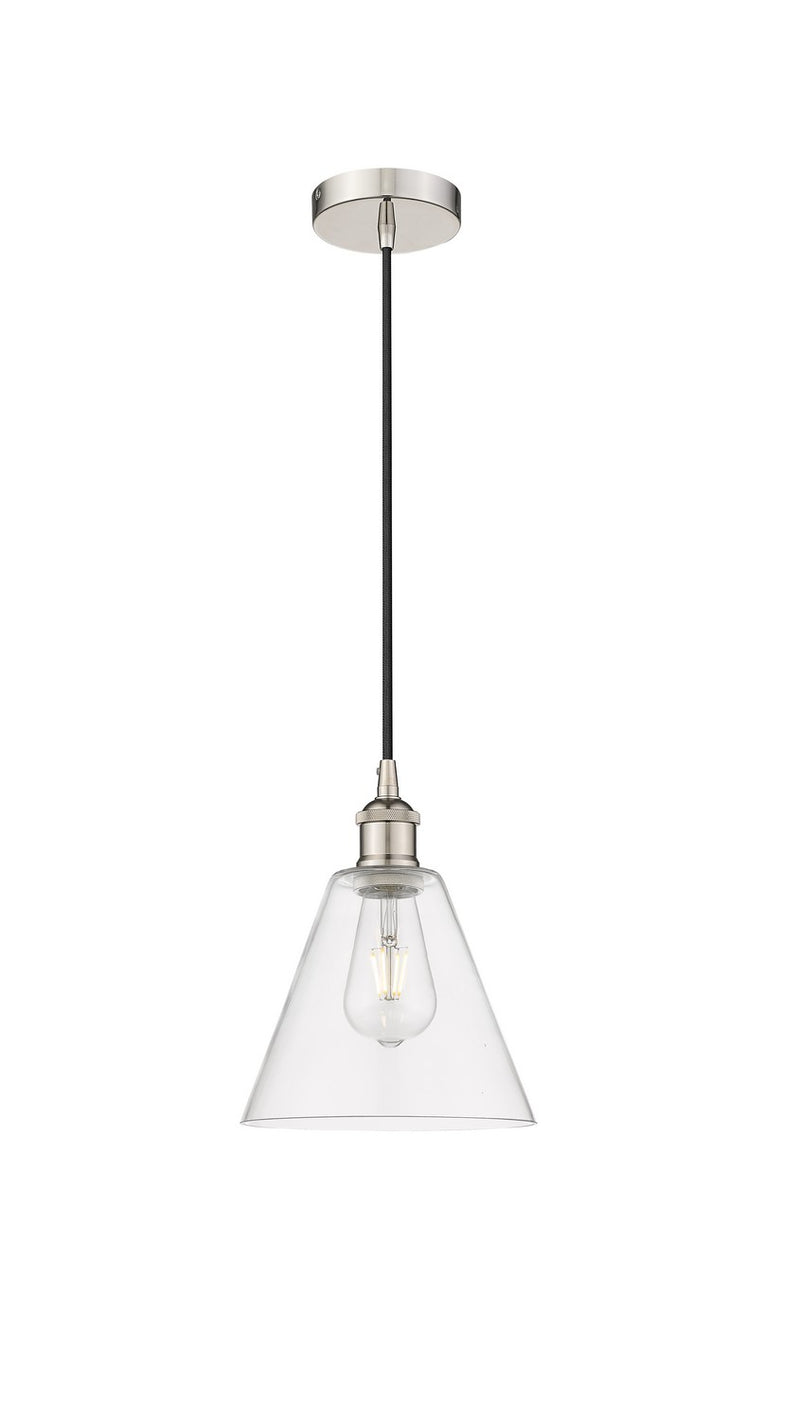 Innovations 616-1P-PN-GBC-82 One Light Mini Pendant, Polished Nickel