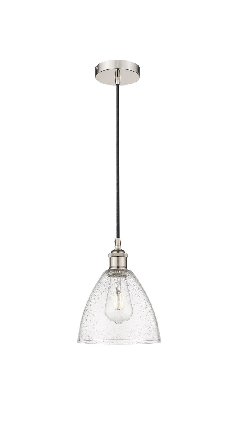 Innovations 616-1P-PN-GBD-754 One Light Mini Pendant, Polished Nickel