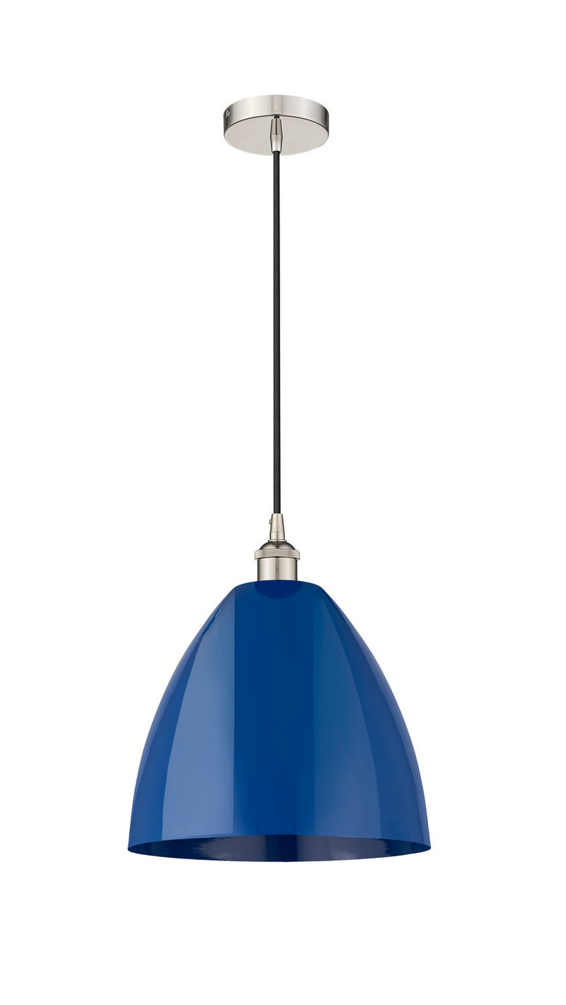 Innovations 616-1P-PN-MBD-12-BL One Light Mini Pendant, Polished Nickel