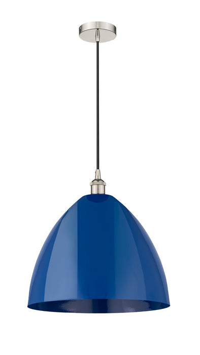 Innovations 616-1P-PN-MBD-16-BL One Light Mini Pendant, Polished Nickel