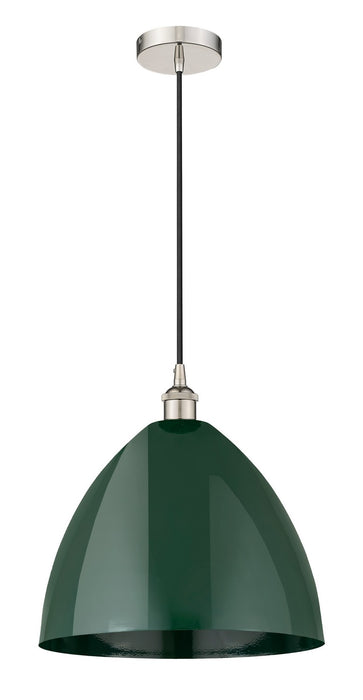 Innovations 616-1P-PN-MBD-16-GR One Light Mini Pendant, Polished Nickel
