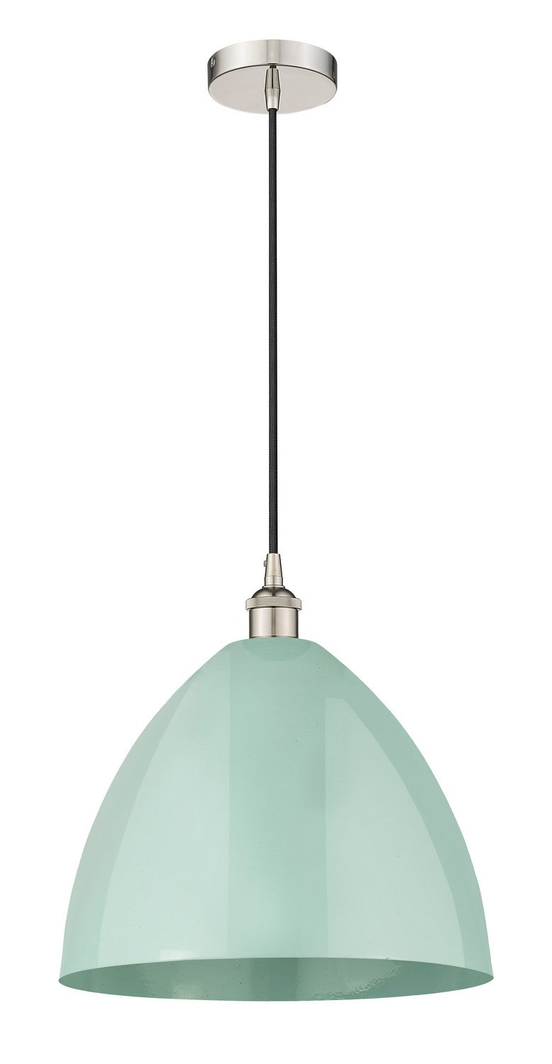 Innovations 616-1P-PN-MBD-16-SF One Light Mini Pendant, Polished Nickel