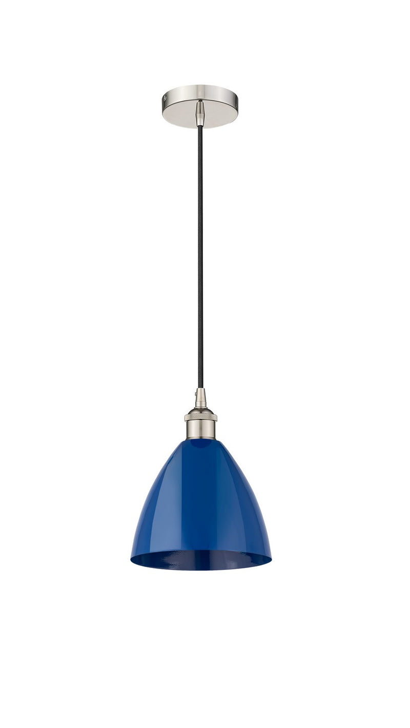 Innovations 616-1P-PN-MBD-75-BL One Light Mini Pendant, Polished Nickel