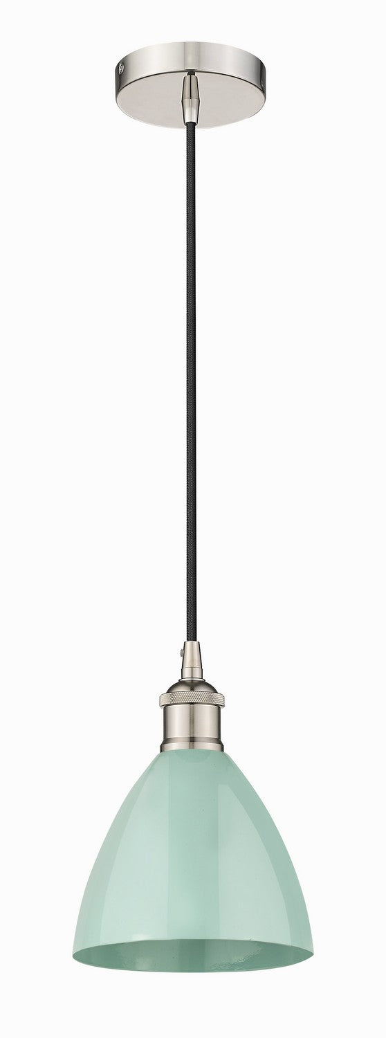 Innovations 616-1P-PN-MBD-75-SF One Light Mini Pendant, Polished Nickel